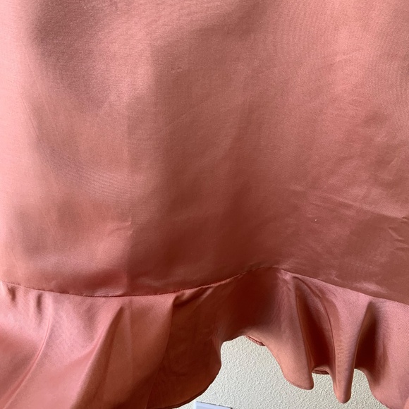 NEW! J Crew Satin Taffeta Midi Pink Dress Size 6 - Picture 6 of 12